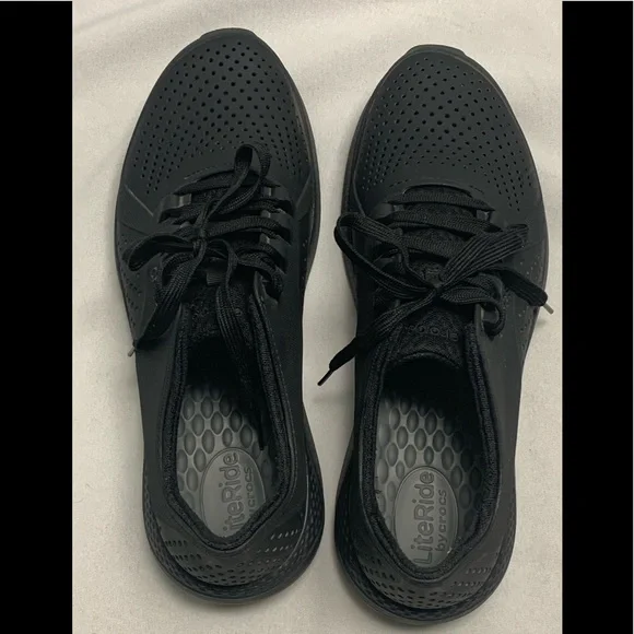 CROCS Shoes Black Lite Rider Crocsneakers Size 3 Poshmark